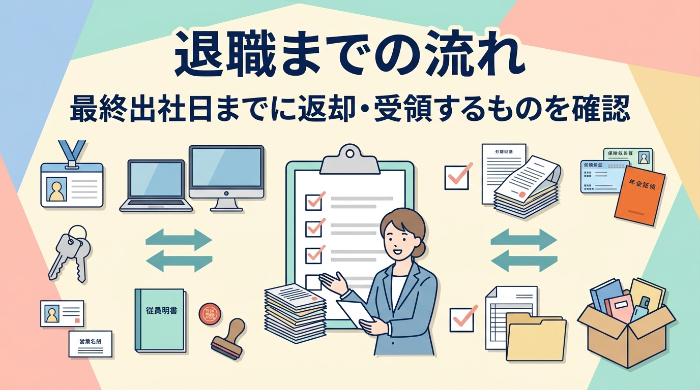 退職までのスムーズな進め方と流れ