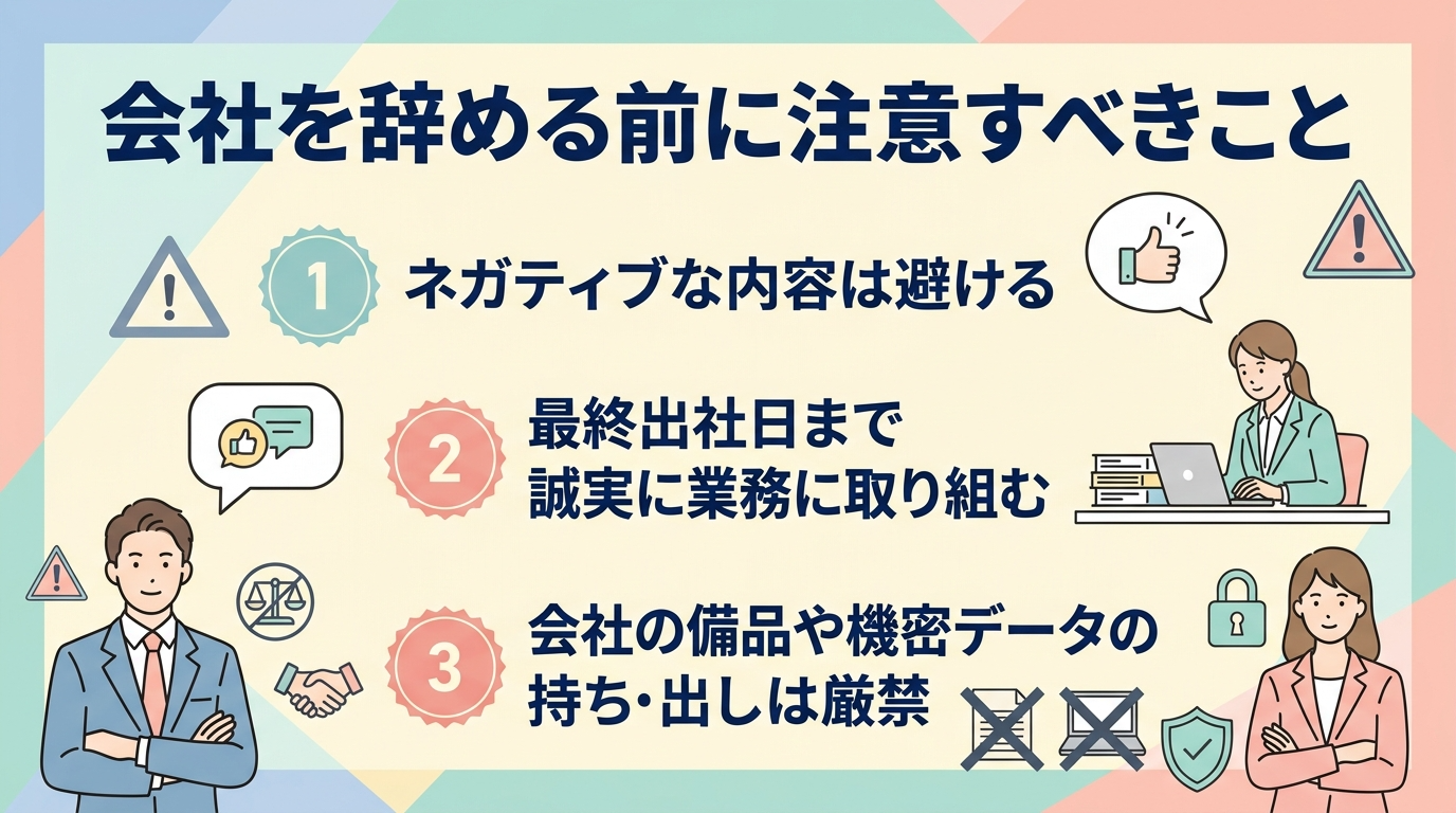 円満退職のポイント