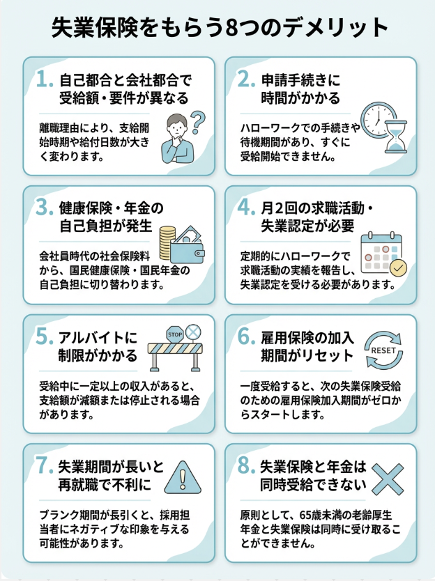 8つのデメリット