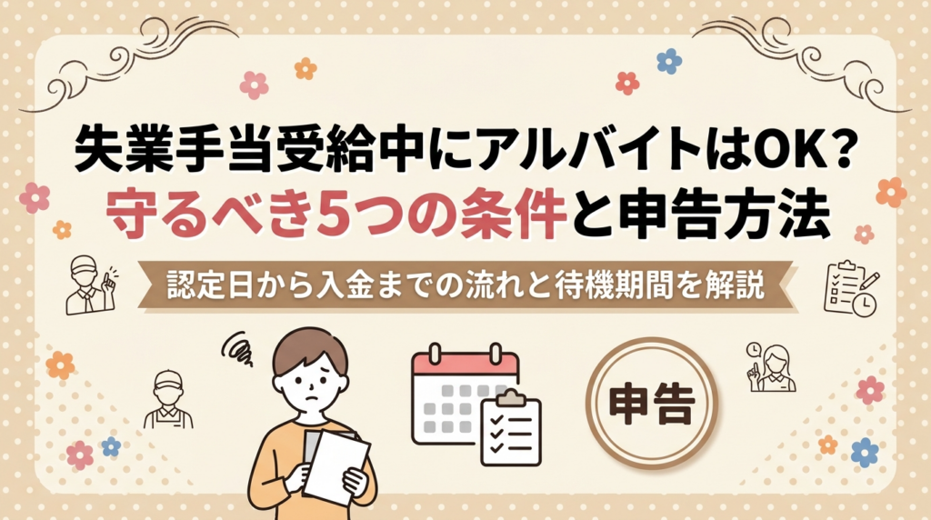失業手当受給中のアルバイト解説