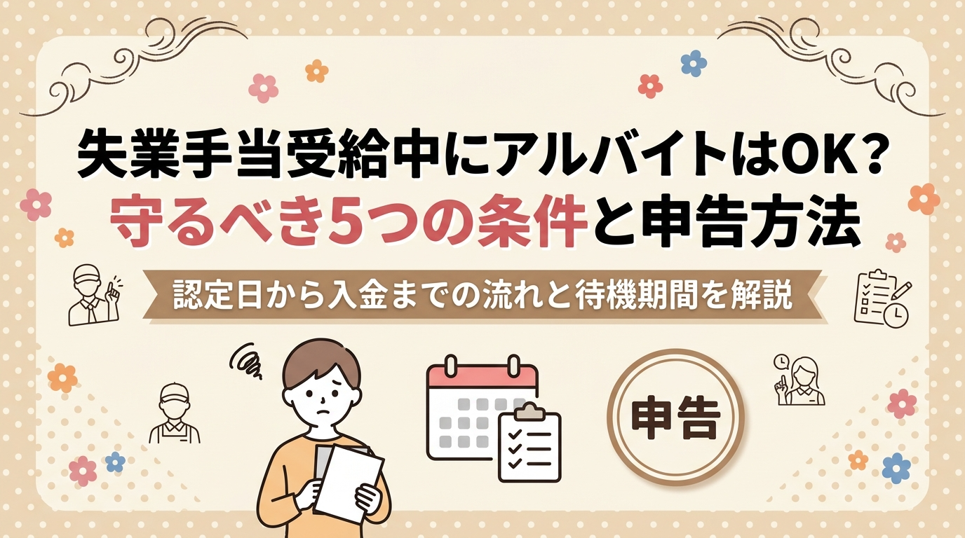 失業手当受給中のアルバイト解説