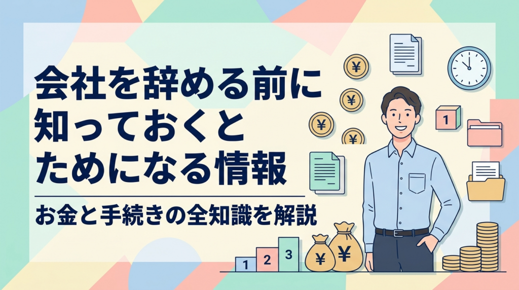 会社を辞める前の情報