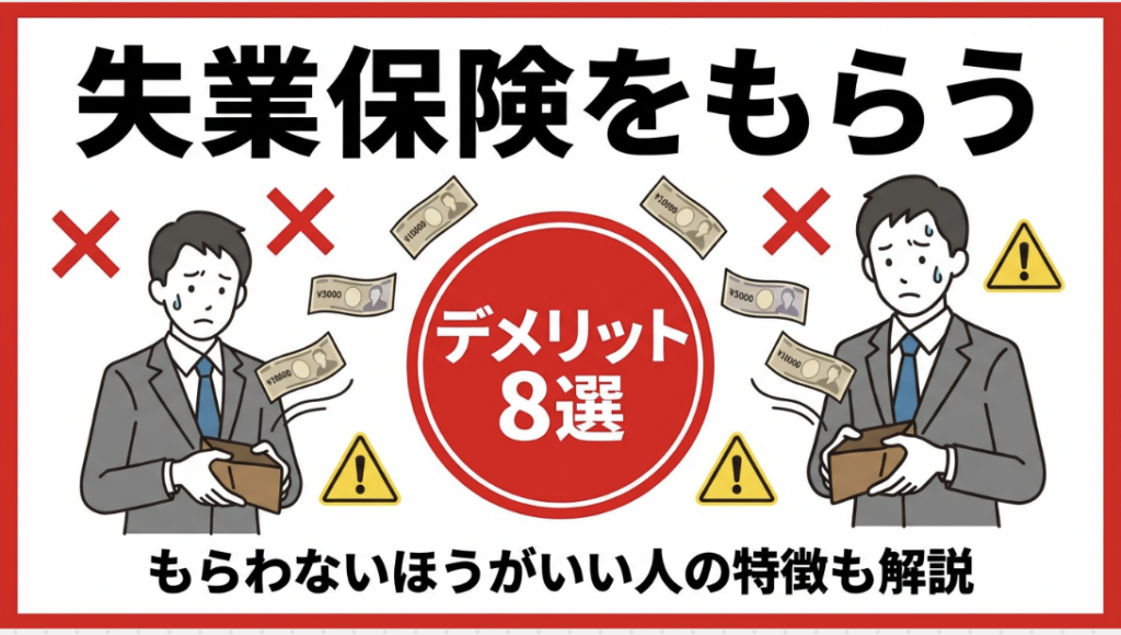 失業保険のデメリット
