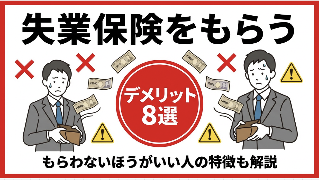失業保険のデメリット