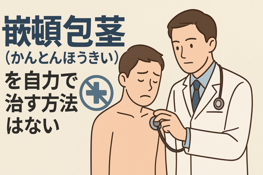嵌頓包茎(かんとんほうけい)を自力で治す方法はない