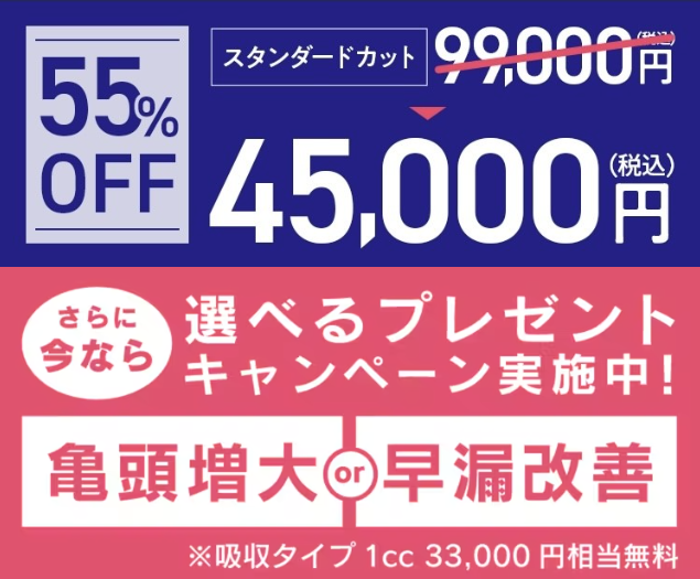 メンズライフクリニックの包茎手術費用に関する画像