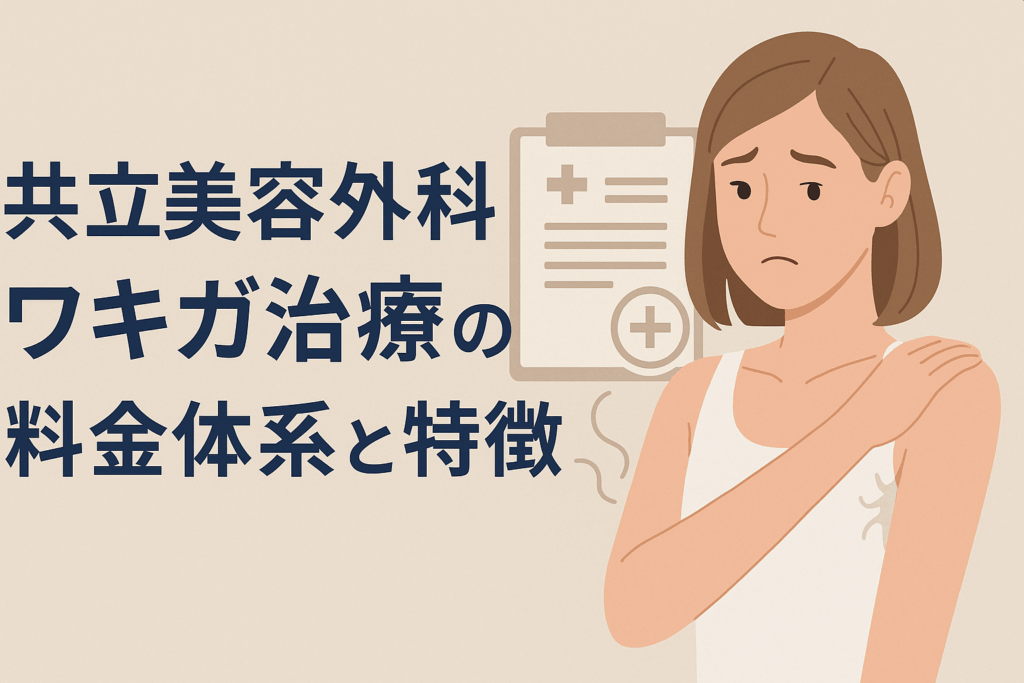 共立美容外科の和kが治療の料金体系と特徴