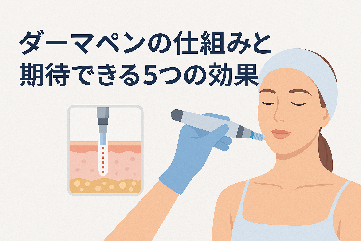 ダーマペンの仕組みと期待できる5つの効果