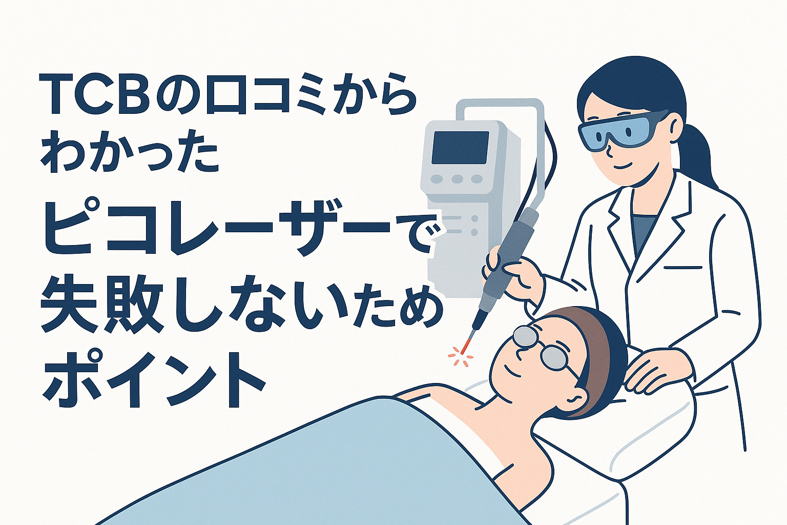 TCBの口コミからわかったピコレーザーで失敗しないためのポイント