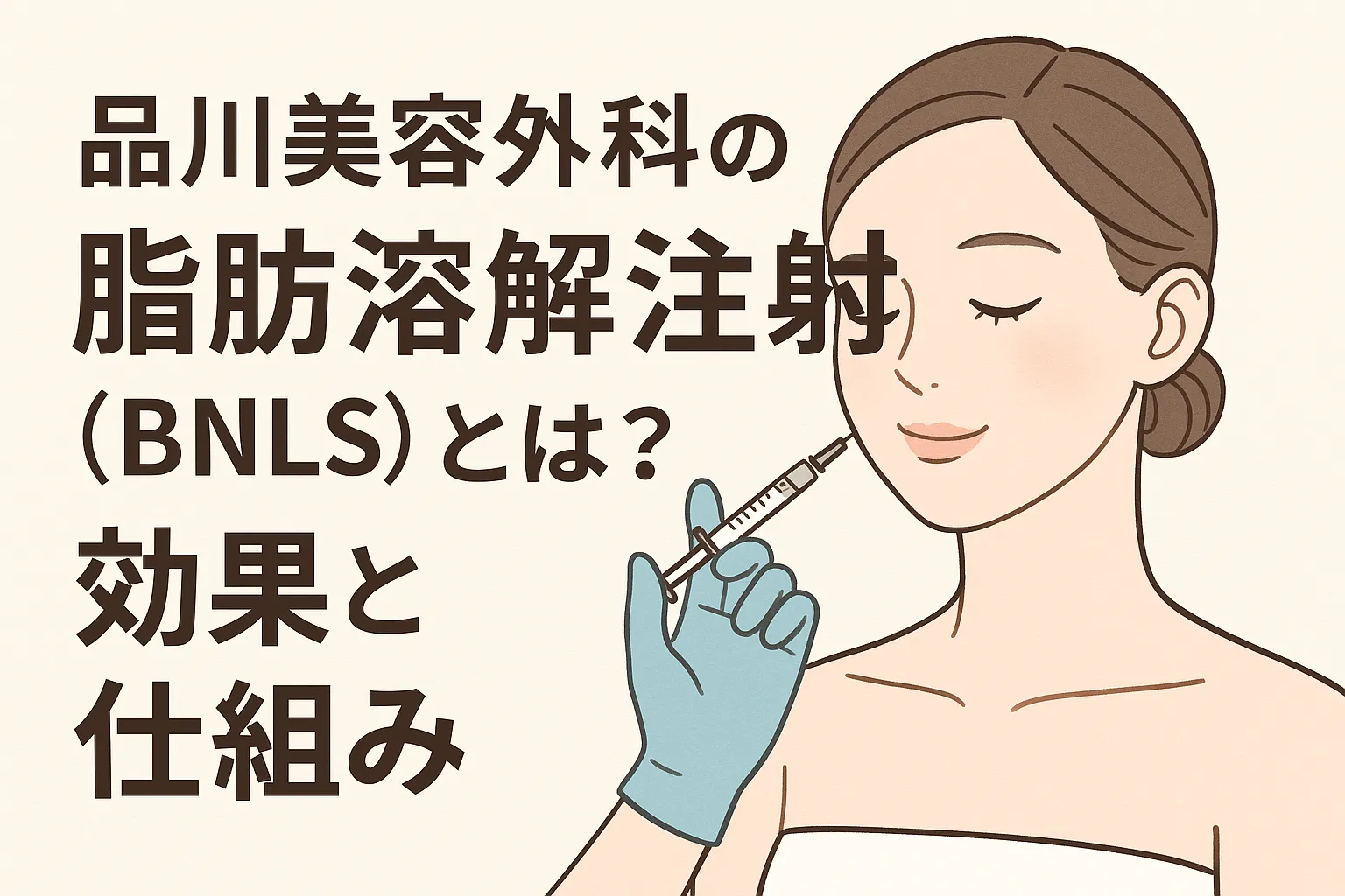 品川美容外科の脂肪溶解注射（BNLS）とは？効果と仕組み