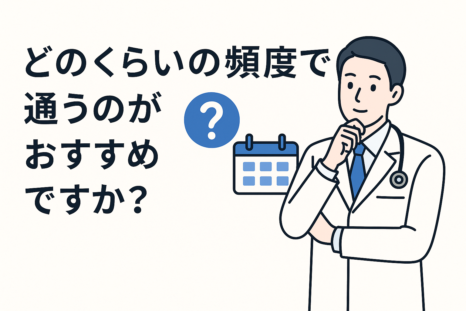 Q. どのくらいの頻度で通うのがおすすめですか?