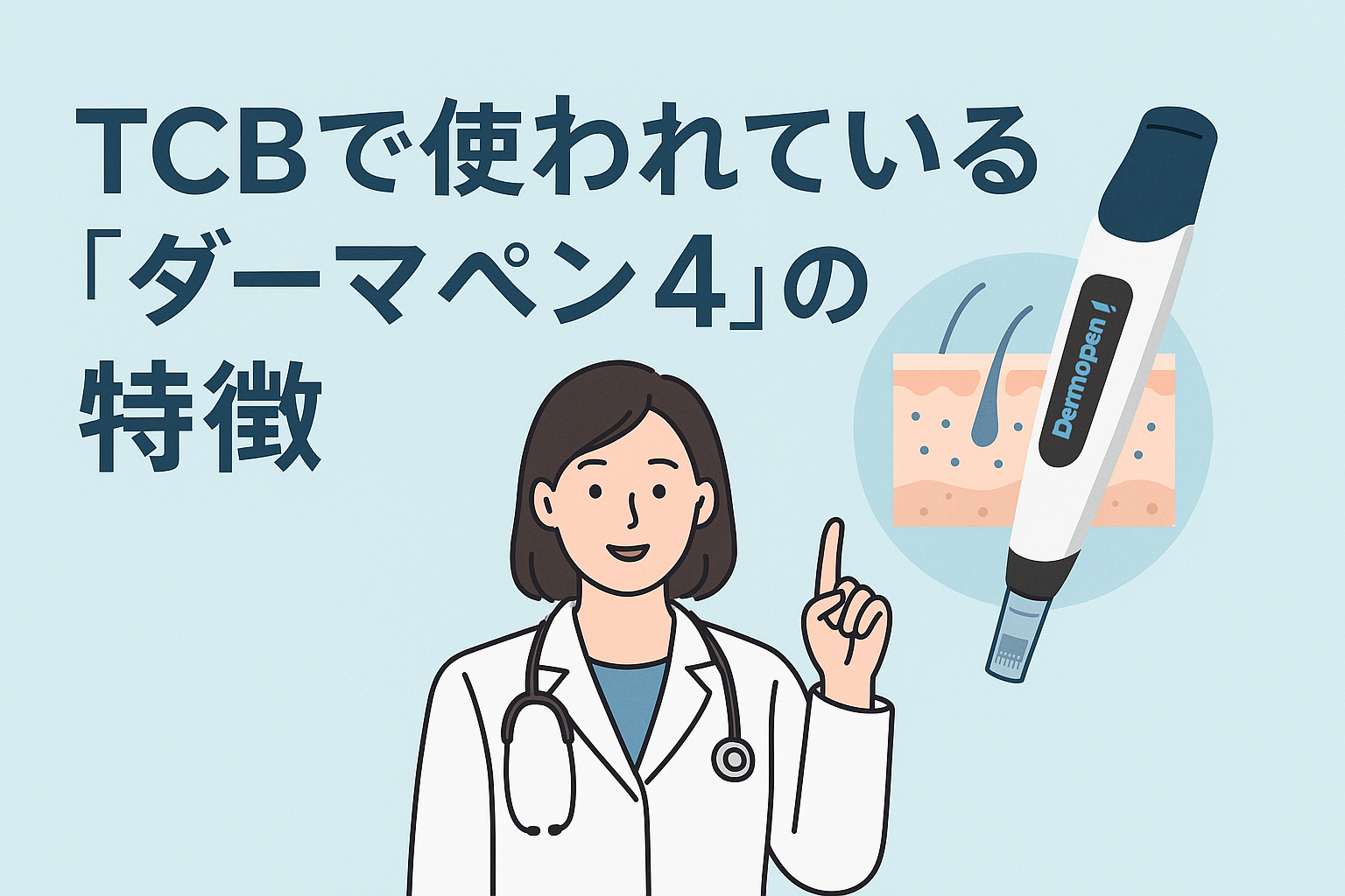 TCBで使われている「ダーマペン4」の特徴