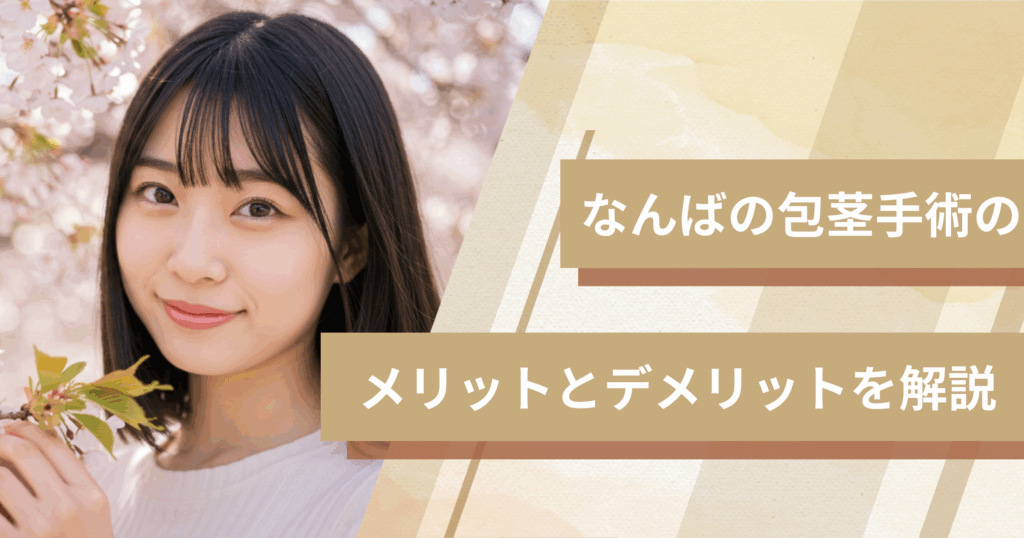 なんばの包茎手術のメリットとデメリットを解説