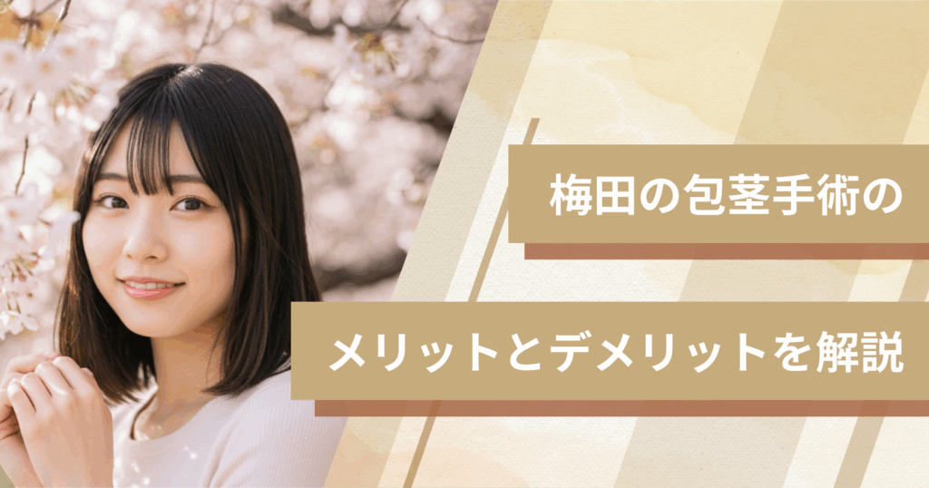 梅田の包茎手術のメリットとデメリットを解説