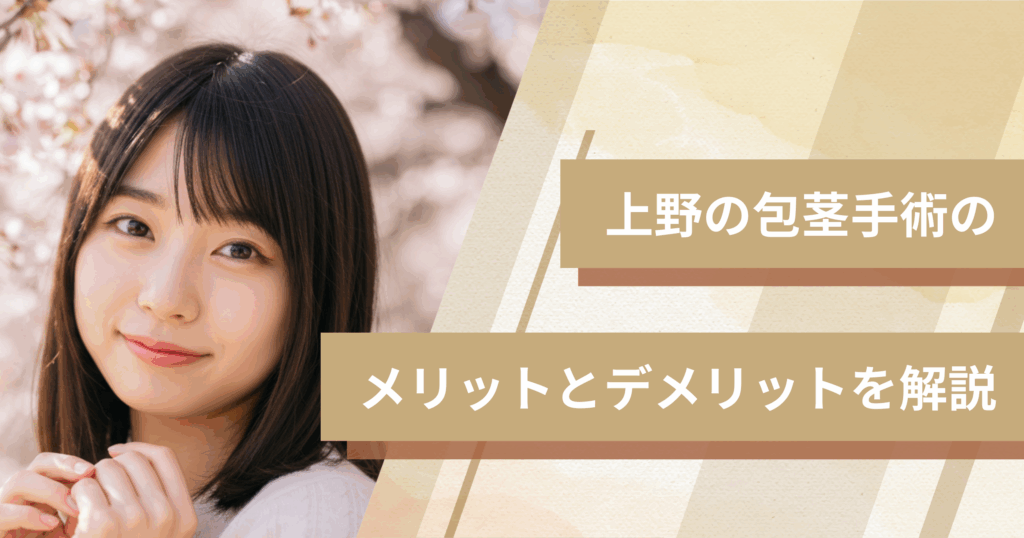 上野の包茎手術のメリットとデメリットを解説