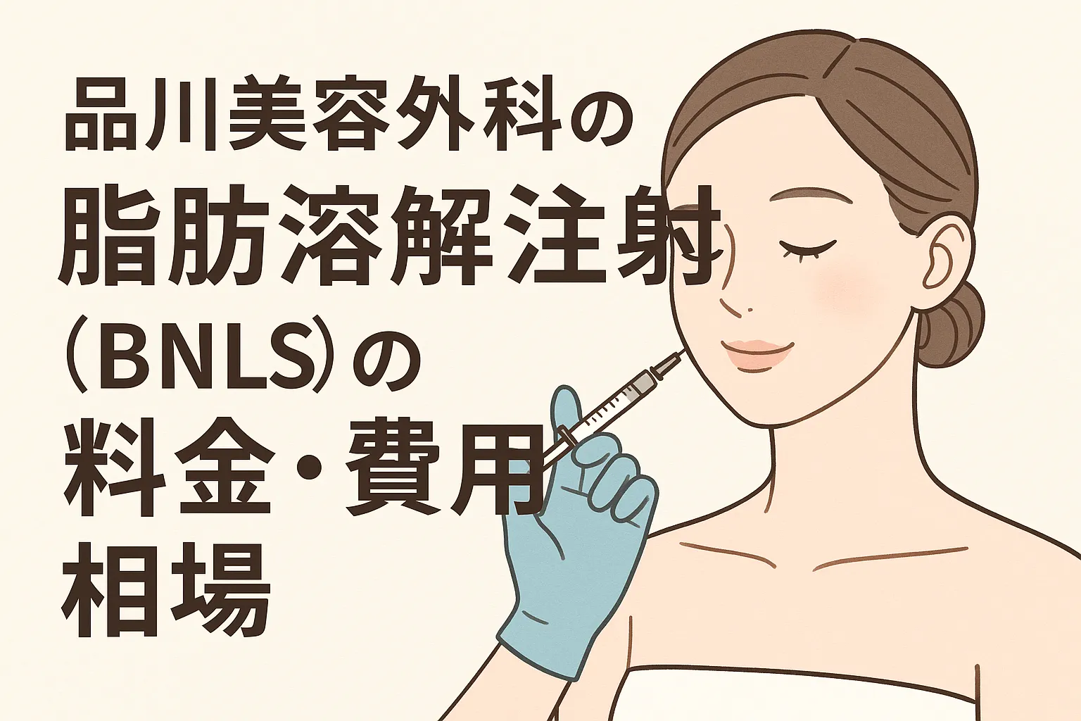 品川美容外科の脂肪溶解注射（BNLS）の料金・費用相場
