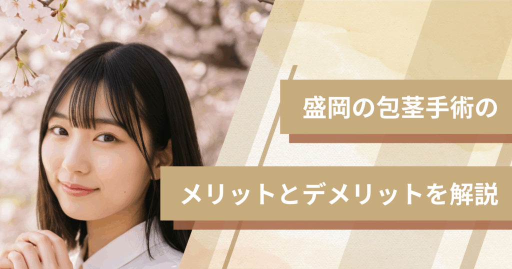 盛岡の包茎手術のメリットとデメリットを解説