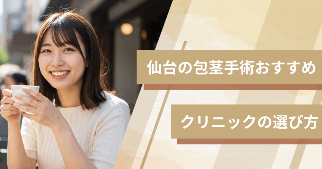 仙台の包茎手術のおすすめクリニックの選び方