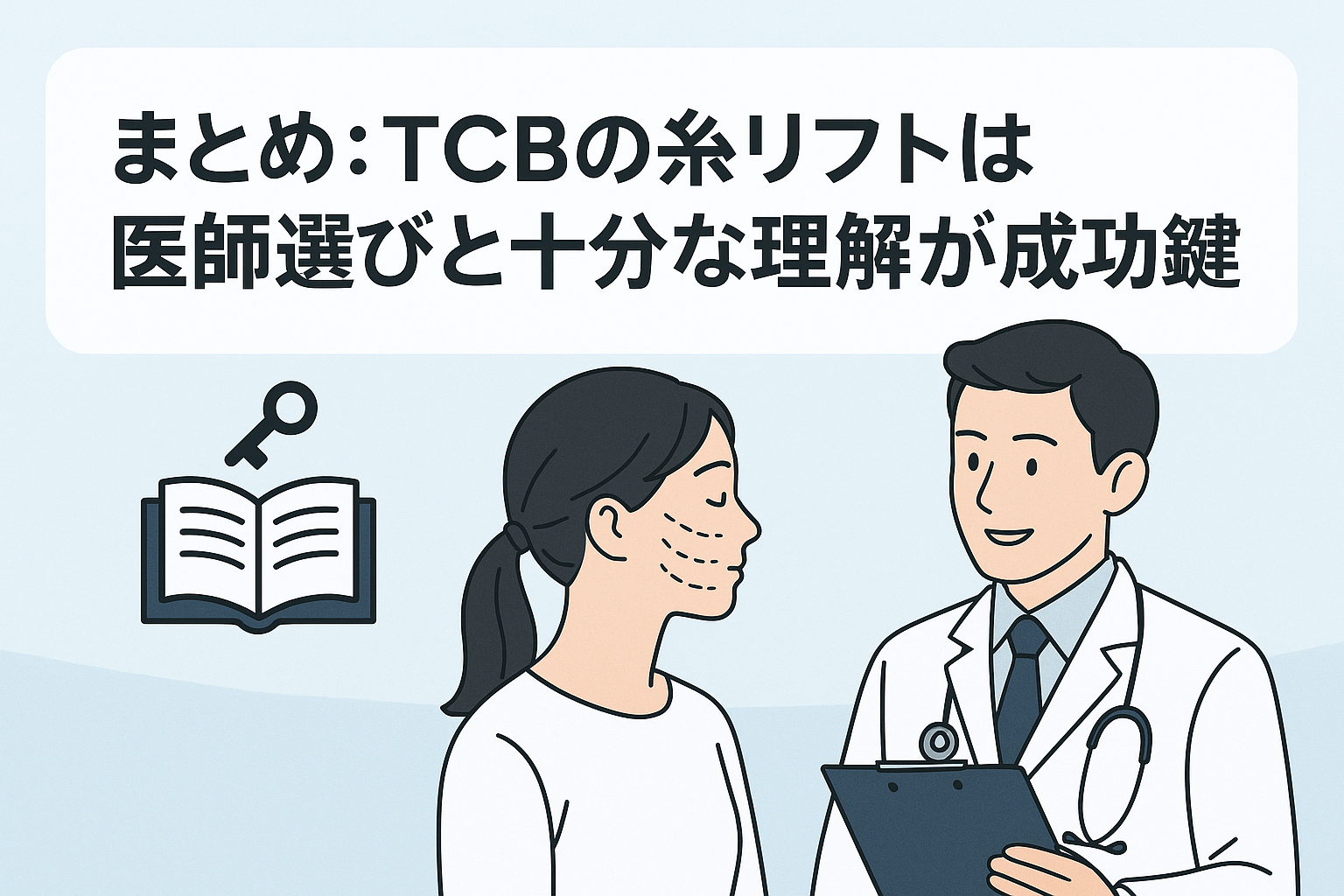 まとめ:TCBの糸リフトは医師選びと十分な理解が成功の鍵