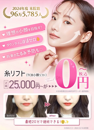 糸リフトでたるみを引き上げるメカニズムのイメージ図