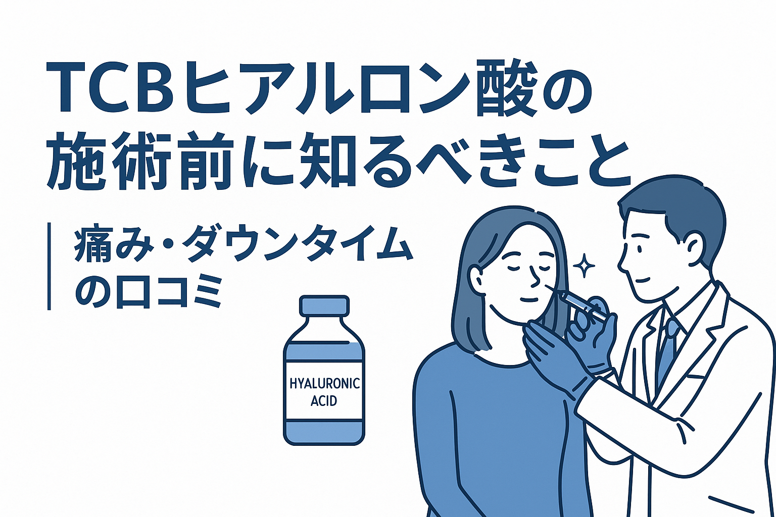 TCBヒアルロン酸の施術前に知るべきこと|痛み・ダウンタイムの口コミ