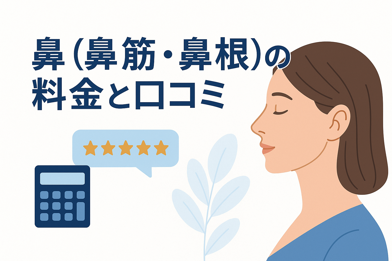 鼻(鼻筋・鼻根)の料金と口コミ
