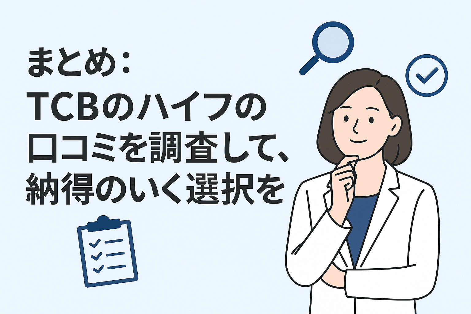 まとめ:TCBのハイフの口コミを調査して、納得のいく選択を