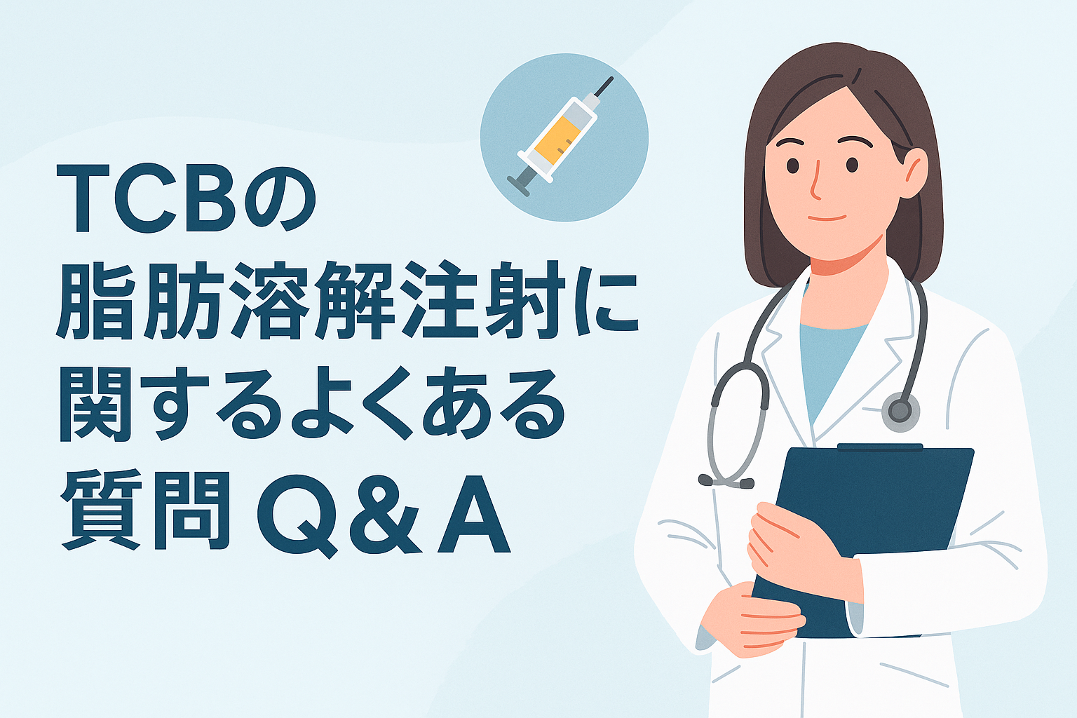 TCBの脂肪溶解注射に関するよくある質問（Q&A）