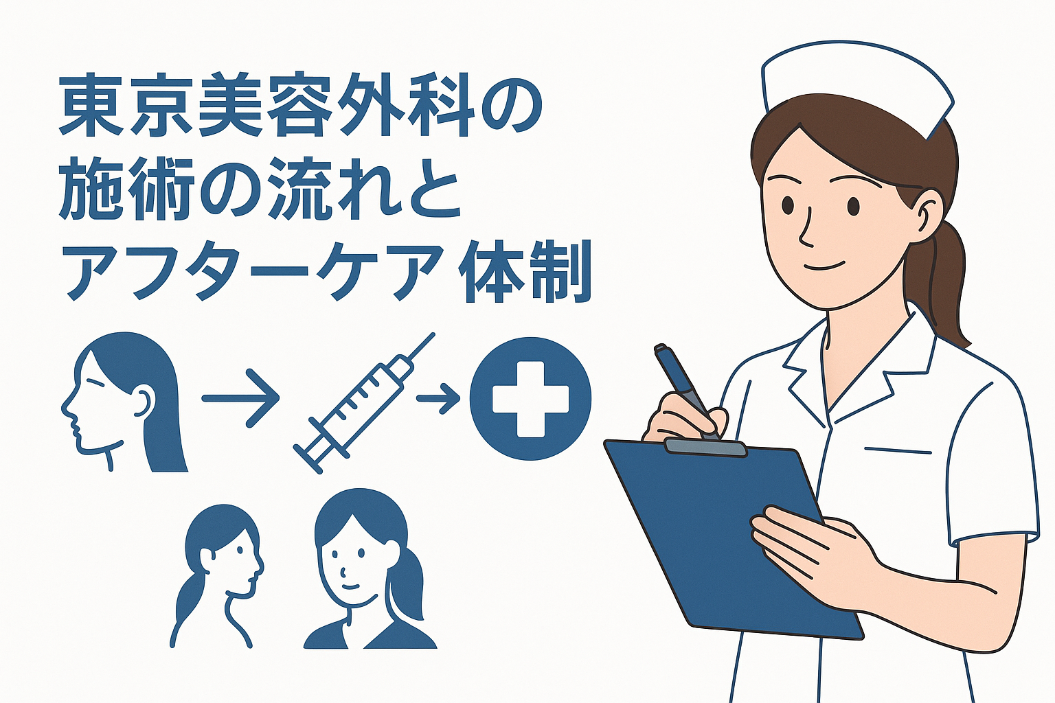 東京美容外科の施術の流れとアフターケア体制
