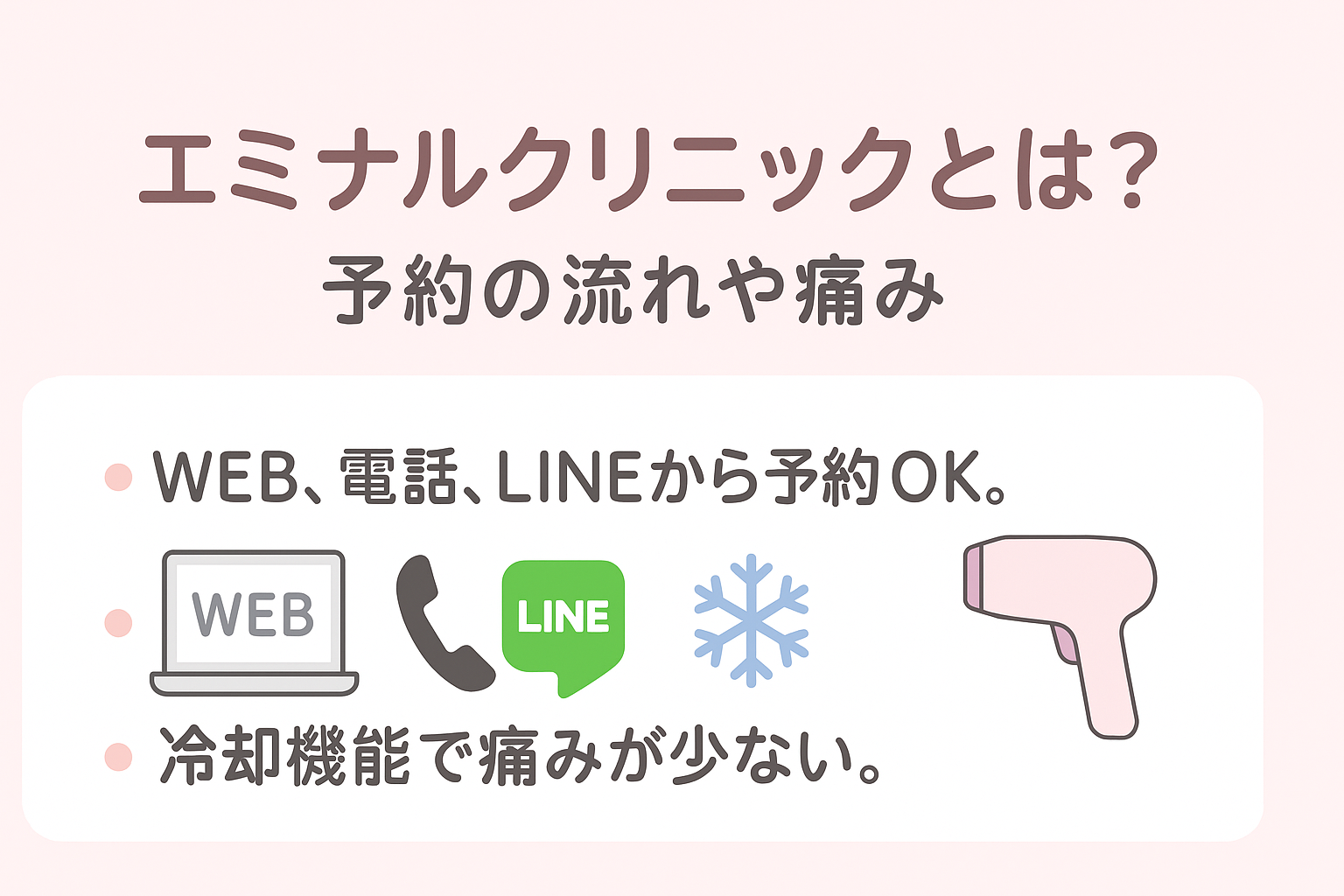 エミナルクリニックの施術について