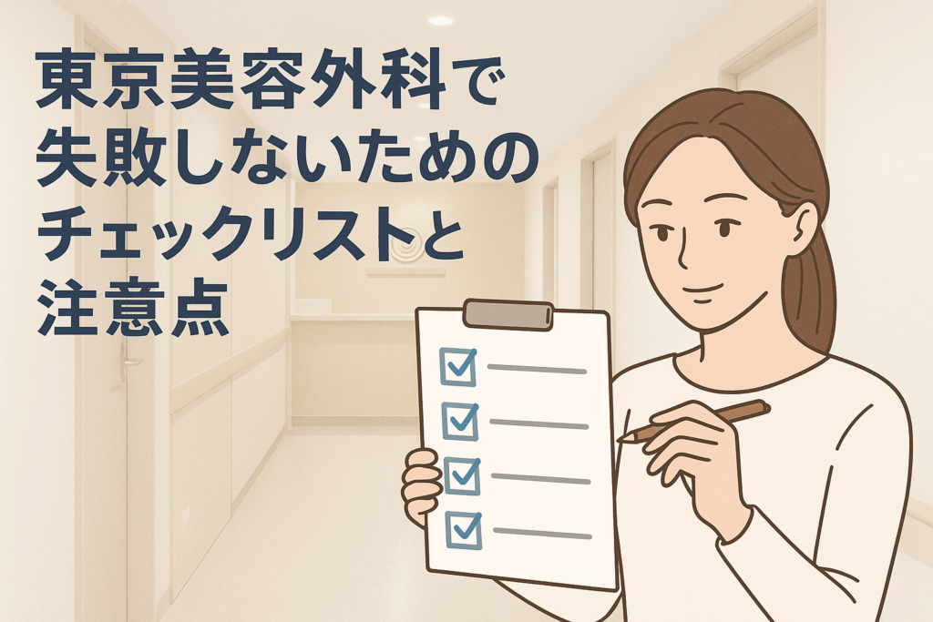 東京美容外科で失敗しないためのチェックリストと注意点