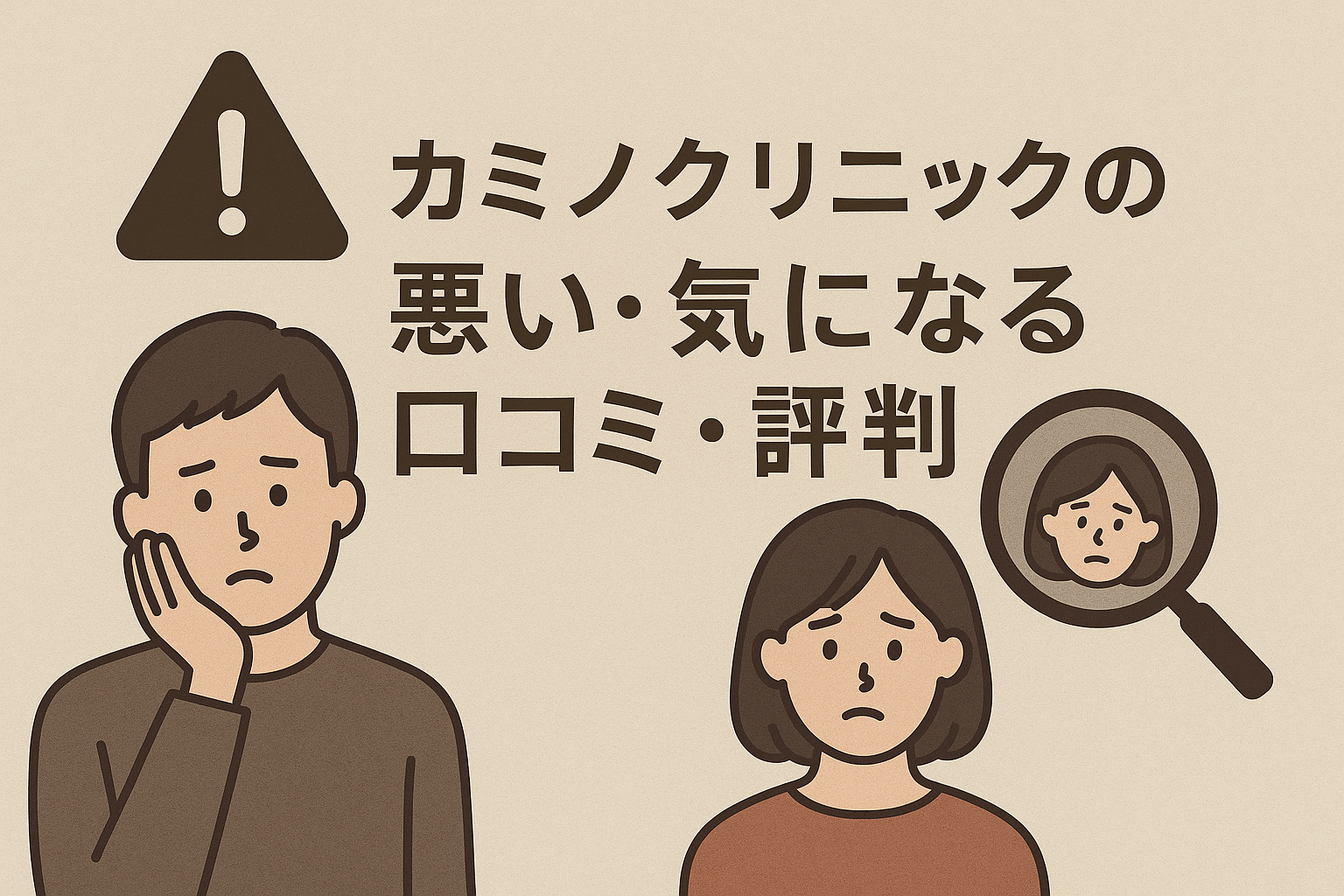 カミノクリニックの悪い・気になる口コミ・評判